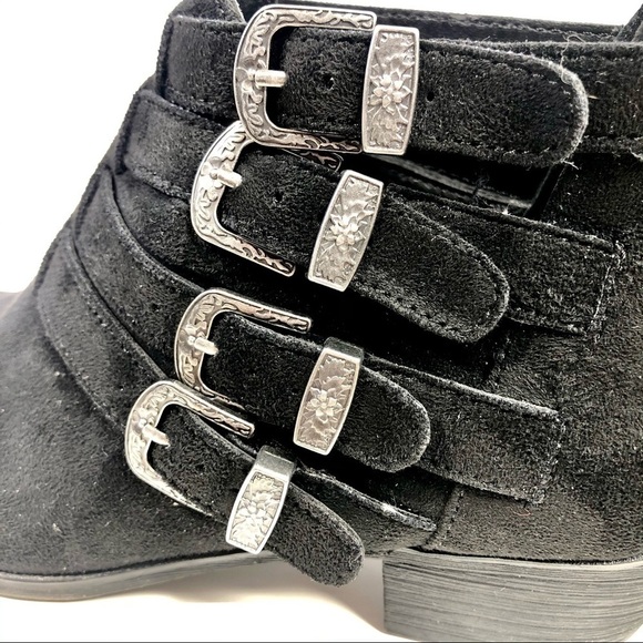 American Rag Adarie vegan suede buckle booties 6 - Picture 10 of 10